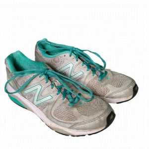 NEW Balance Made in USA Running Shoes Mens Size 12 Runners Grey Turquoise
